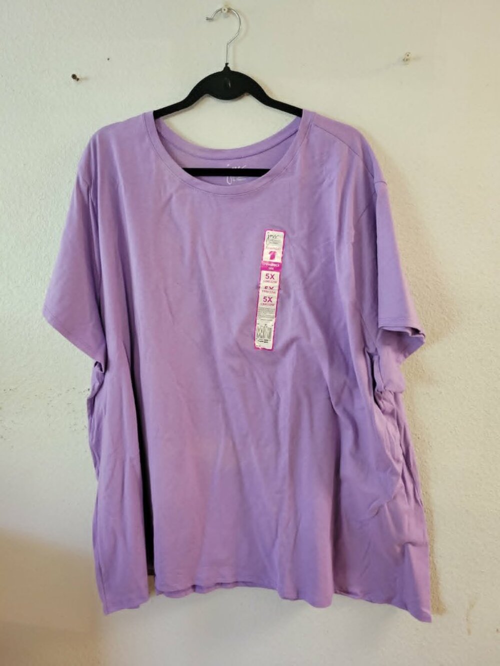 Women's 5XL Just my Size Purple T-Shirt NWT #251